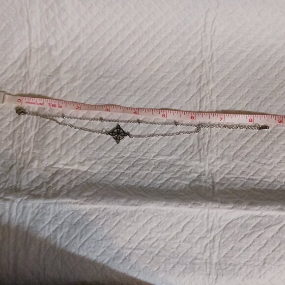 Silver Stainless Steel Witch Celtic Viking Cross Knot Fashion Bracelet NWOT - Picture 7 of 8